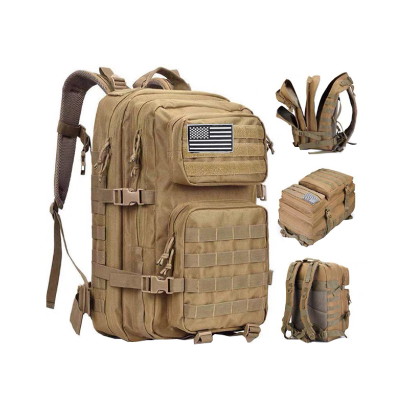 3P Tactical Camouflage Backpack Outdoor Mountaineering Cycling Bag Multi-Function Camping Bag Waterproof Combination Bag